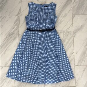 Tommy Hilfiger Blue A-Line Midi Dress